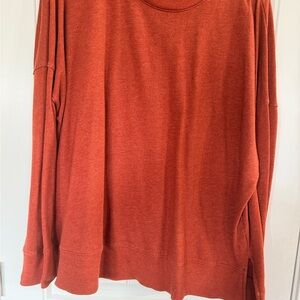 Time and Tru Burnt Orange Knit Top